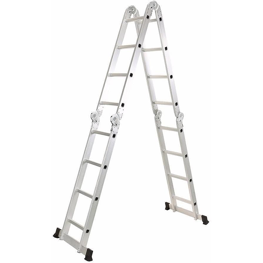 Escada Articulada Multifuncional 4×4 Alumínio Fortt 16 Degraus 4.47m – EAM4X4